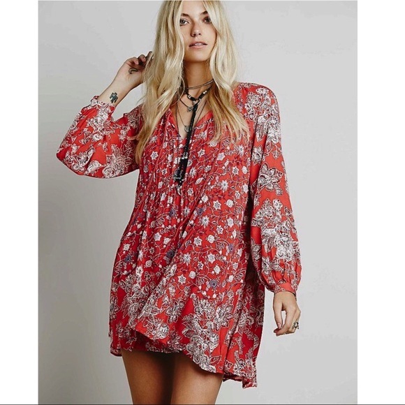 FREE PEOPLE LUCKY LOOSEY SHAPELESS DRESS XS - Picture 1 of 7